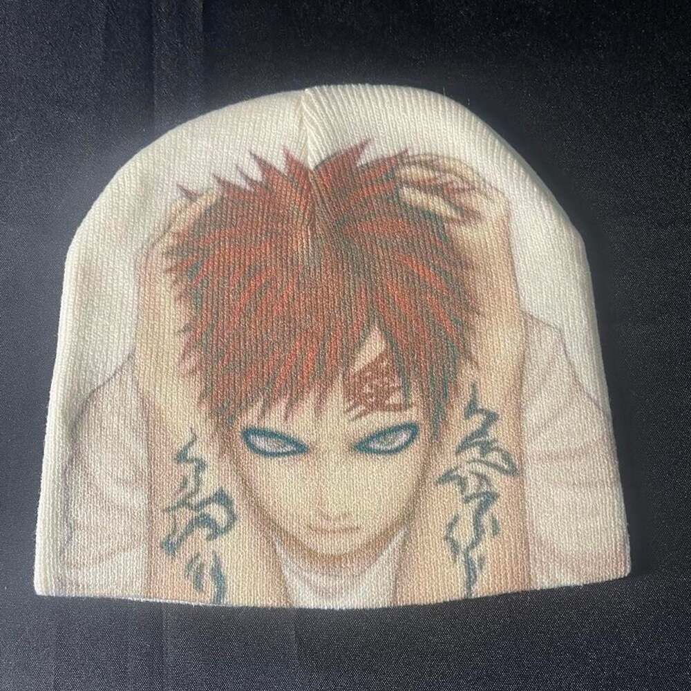 Gaara Anime Y2K Graphic Beanie Streetwear